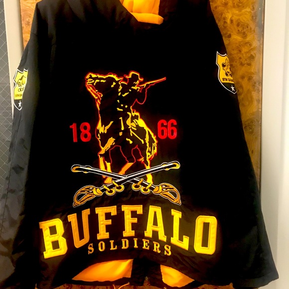 Buffalo Soldiers Hooded Jacket - Picture 1 of 4